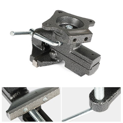 Bench Vise 3.3 Inch Quick Adjustment Home Vise Dual-purpose Combined Universal