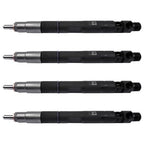 4Pcs Common Rail Diesel Fuel Injectors Black Fits JCB T4 Excavator 444 Engine