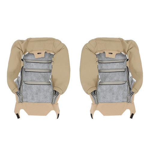 New Driver Passenger Side Leather Seat Cover 4Pcs Tan For Honda Accord 2008-2012