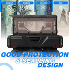 Smoke Rear Windshield Back Window for CFMOTO UFORCE 1000 2019-26 1000XL 2022-26