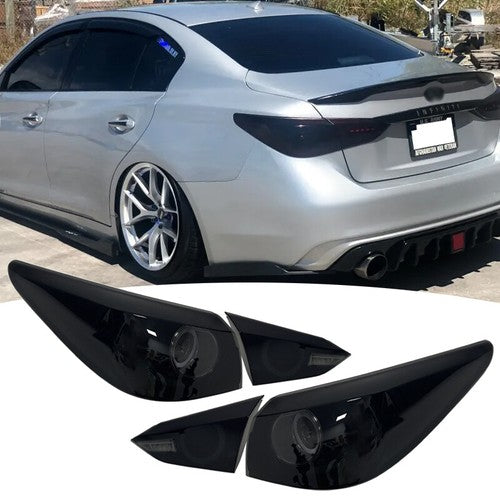 Smoke LED Tail Lights Lamps 400R Style for 2018-2023 for Infiniti Q50 V37