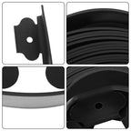 L-shaped Landscape Edging Border Kit 40 FT No-Dig Garden Edge Lawn Border