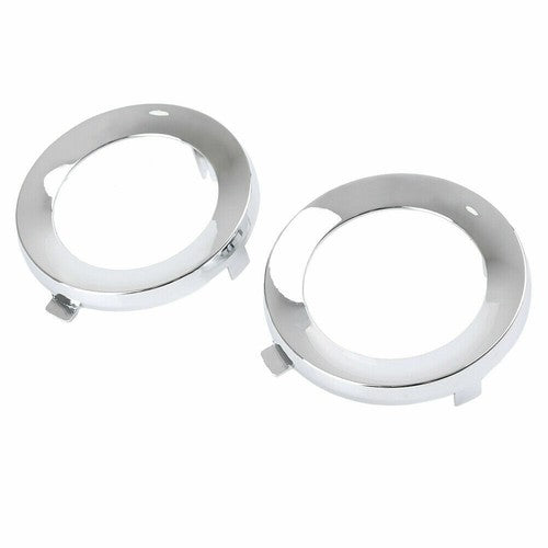 Pair Front Chrome Fog Light Trim Lamp Cover for 2009-2013 Subaru Forester
