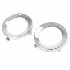 Pair Front Chrome Fog Light Trim Lamp Cover for 2009-2013 Subaru Forester