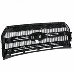Front Upper Grille for Ford F-150 Platinum 2015-2017 Camera Hole Matte Black