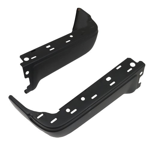 Rear Bumper Ends For Ford F150 2009-2014 Primered Steel Set Black Pair LH RH