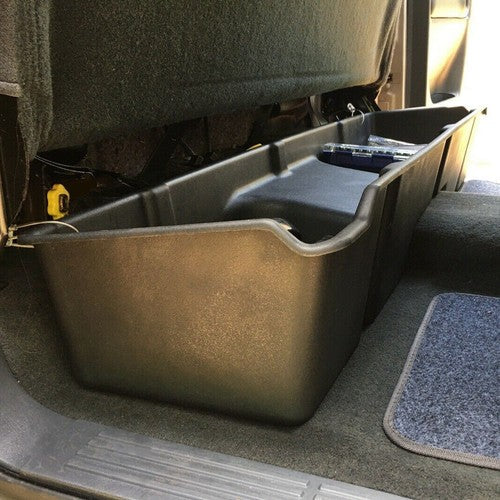 Underseat Storage Box For 1999 2006 Chevy Gmc Silverado Sierra Extended Cab