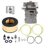 Air Filter Bulb Tune-Up Kit Cylinder Piston Fits For MS251 MS 251 44mm Chainsaw
