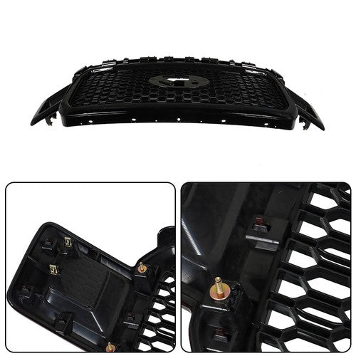 Agate Black Front Radiator Grille Assembly For Ford F-150 2018-2020 JL3Z8200SL