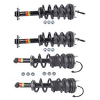 4Pcs Front Rear Shock Assys w/ Magnetic Fits Escalade Tahoe GMC Yukon XL 2021-24