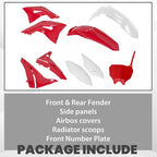 Restyle Plastic Kit Bodywork Fairing for 2002-2007 Honda CR125R CR250R Red White