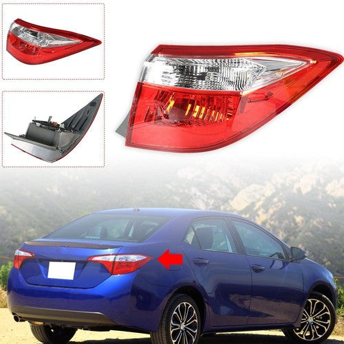 For 14-16 Toyota Corolla Red Tail Light Signal Lamp Right Passenger Side Outer