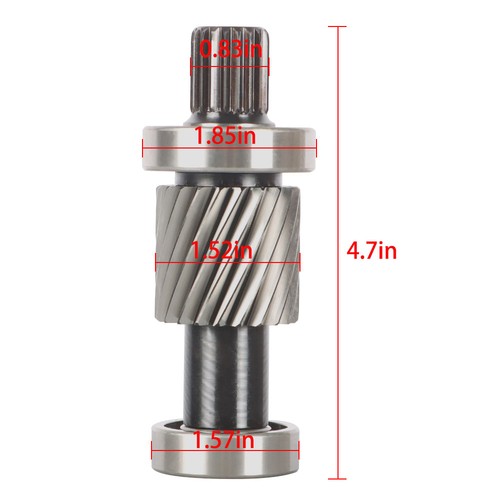 For EZGO Electric 88-90 1994-Up Input Shaft Kit With 21 Tooth 1.5" Diameter Gear