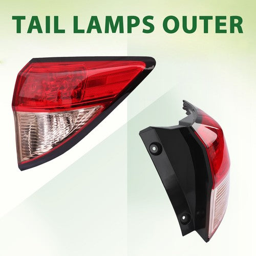 Tail Lights Rear Brake Lamp Outside LH RH Pair for 2016-2018 for Honda HRV