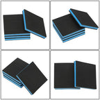 6" x 6" x 7/8" EVA Rubber Shock-absorbing Pad 4Pcs Anti Vibration Pads