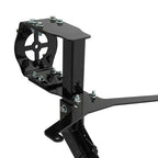Black Steel Hitch Mounted Spare Tire Carrier for Kawasaki Teryx4 800 2014 2025