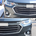 Front Bumper Grille Upper Grill Chrome For Chevy Chevrolet Traverse 2018-2021