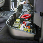 Black Underseat Storage Box for 07 18 Chevy Silverado 07 19 GMC Sierra Crew Cab