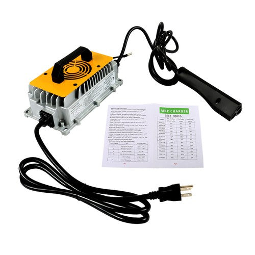 Fit For EZGO RXV &TXT Golf Cart 48V 18A Charger With Triangular Plug Waterproof