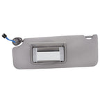 Car SunVisor With Lighted Plastic Gray For Honda Pilot 2017-21 Driver Left Side