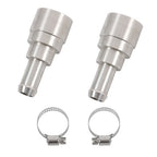 Heater Core Coolant Hose Connectors For 98-2014 Chevy Silverado/GMC Sierra 1500