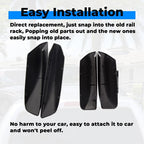 For Toyota 4Runner N210 2003-2009 Roof Rack Rail End Cover Shell Cap 4pcs