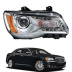 Fit For Chrysler 300 2011-2014 Halogen Passenger Side Headlight Chrome Clear