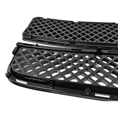 53101-21110 Front Upper & Lower Hood Grille Black 2pcs for Scion TC 2005-2010