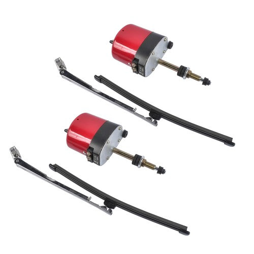 Stainless Windshield Wiper Motor Kit for Street Hot Rod Universal Boat Chevy