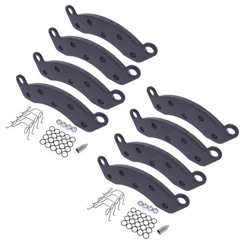8 BRAKE PAD KIT 10K-12K AXLE FOR K71-180-00 DEXTER CALIPER 2WHEELS Semi-Metallic