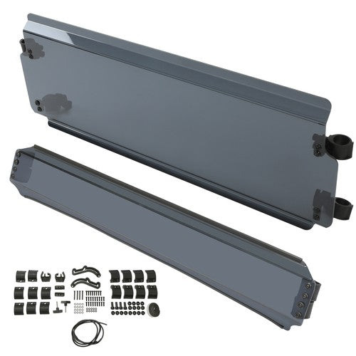 Full Smoked Windshield For John Deere Gator RSX860i RSX850i XUV 550 2012-20