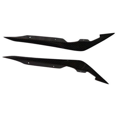 4PCS Carbon Fiber Front Bumper Side Blade Canard Fin for Subaru WRX VB S4