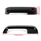 Gloss Black Top Half Mirror Door Handle Covers for 2015-2020 Ford F150 F-150