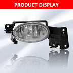 Front Bumper Fog Lights Lamp W/Bezel for Honda Accord Crosstour 3 5L 2010-2012