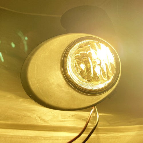 Bumper Yellow Lens Fog Lights Pair for 2007 2008 2009 2010-2013 for Toyota Tundra