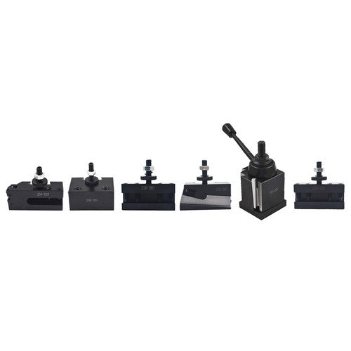 6 Pcs BXA 250-222 Quick Change Wedge Tool Post Set Series 10" - 15" New