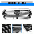 For 2019 2020 2021 2022 Subaru Ascent #91121XC01A Front Bumper Grille Chrome