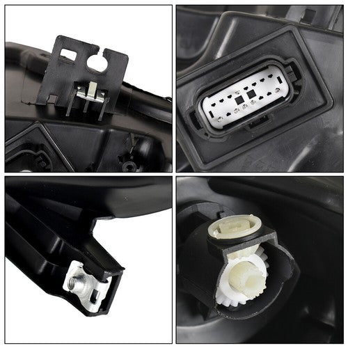 LED DRL Projector Headlight Lamp Black Right Side Fit For Ford Mustang 2018-2020