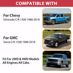 2 Inch Rear Drop Shackles Lowering Kit for 1988-2018 Chevy Silverado GMC Sierra 1500