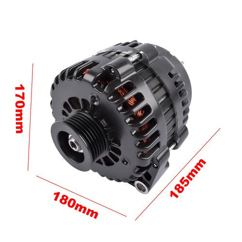 AD244 Style High Output Alternator Fits for GM LS Truck/Van/SUV 1999-2006 220Amp