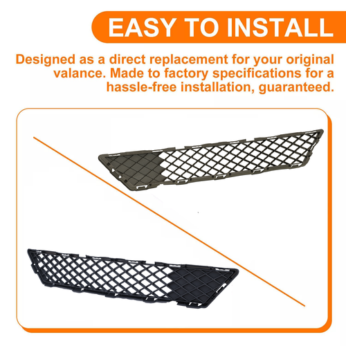 6pcs Front Bumper Upper Lower Grille+Fog Lights For 2015-2016 Nissan Versa Note
