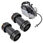 3PCS Rear Air Suspension Air Springs Compressor For 13-19 Cadillac XTS 3.6L V6