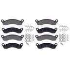 8 BRAKE PAD KIT 10K-12K AXLE FOR K71-180-00 DEXTER CALIPER 2WHEELS Semi-Metallic