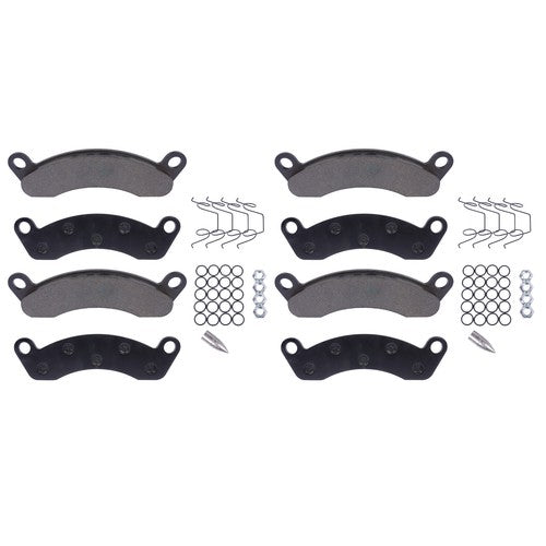 8 BRAKE PAD KIT 10K-12K AXLE FOR K71-180-00 DEXTER CALIPER 2WHEELS Semi-Metallic