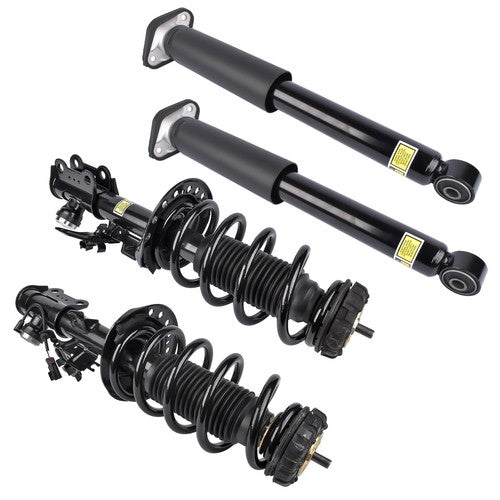 4Pcs Front Strut Assys + Rear Shock Absorber For Cadillac SRX 10-16 w/ Electric