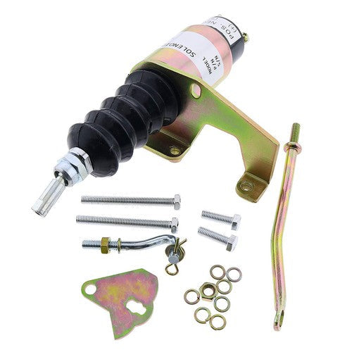Shutdown Stop Solenoid 12V 3740055 for JLG 40H 60H 70H 80H Deutz Engine F3L912
