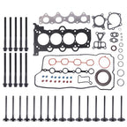 Gasket Set W/ Bolts &Intake Exhaust Valves for Hyundai Accent 1.6L L4 2012-2019