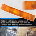 Turn Signal Marker Light Lamp RH Passenger for 03-22 Chevy GMC Van