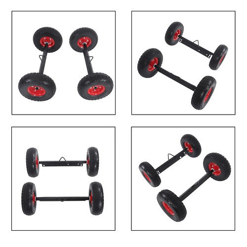 Fit For Honda Generator EU3000is Solid Never Flat Tires All Terrain Wheel Kit