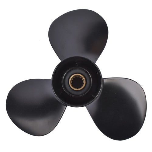 Outboard Propeller 11.1"x13" Fits Tohatsu Nissan Engine 35-50HP 13 Tooth Black